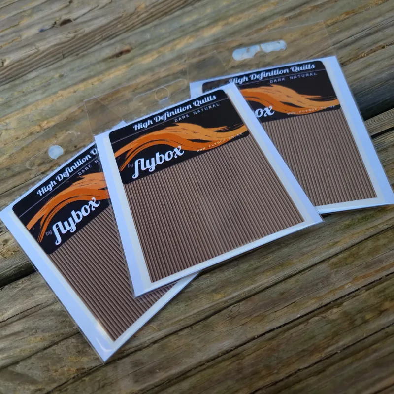 Flybox High Definition Quills in Dark Natural